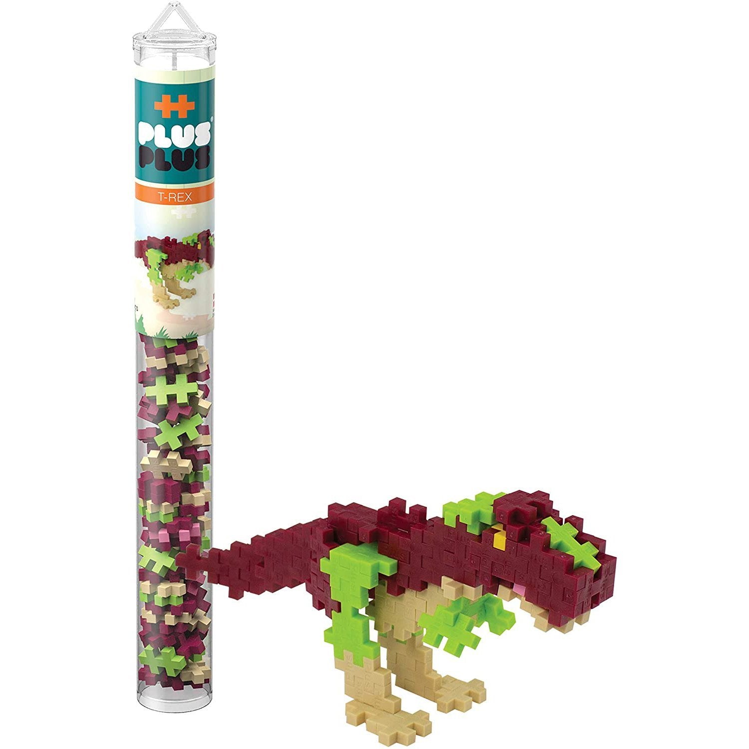 70 pc Plus-Plus T-Rex Tube - Safari Ltd®