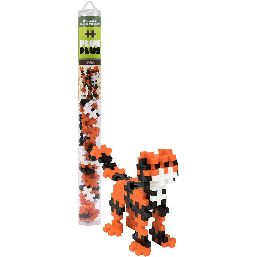 70 pc Plus-Plus Tiger Tube - Safari Ltd®