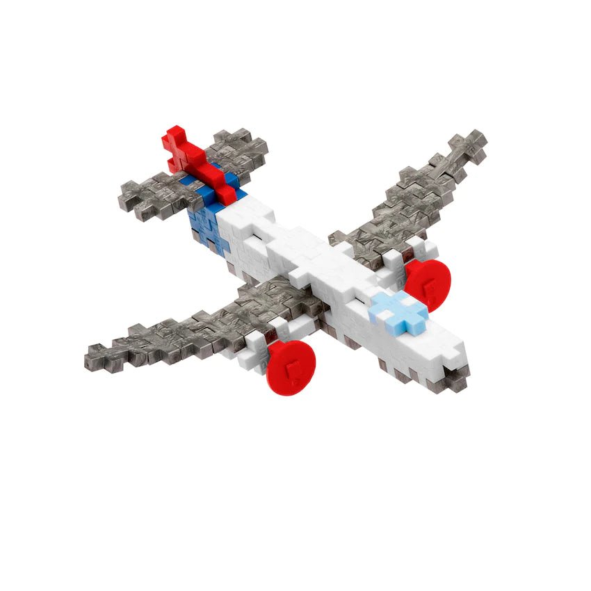 70 pc Plus-Plus Tube - Airplane - Safari Ltd®