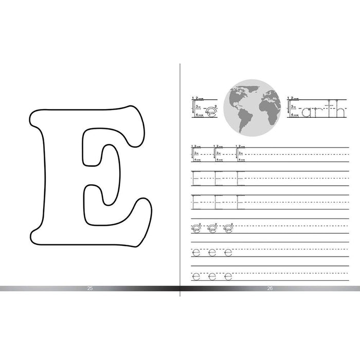 Letter A Alphabet Tracing Book With Example And Funny Alligator