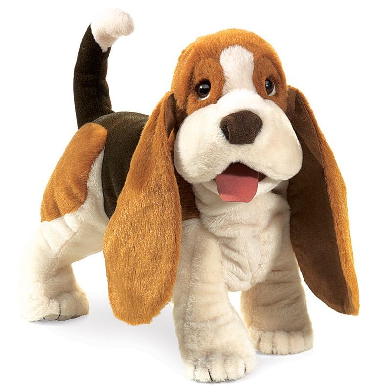 Trooper Basset Hound Dog Stuffed Plush Animal Display Prop