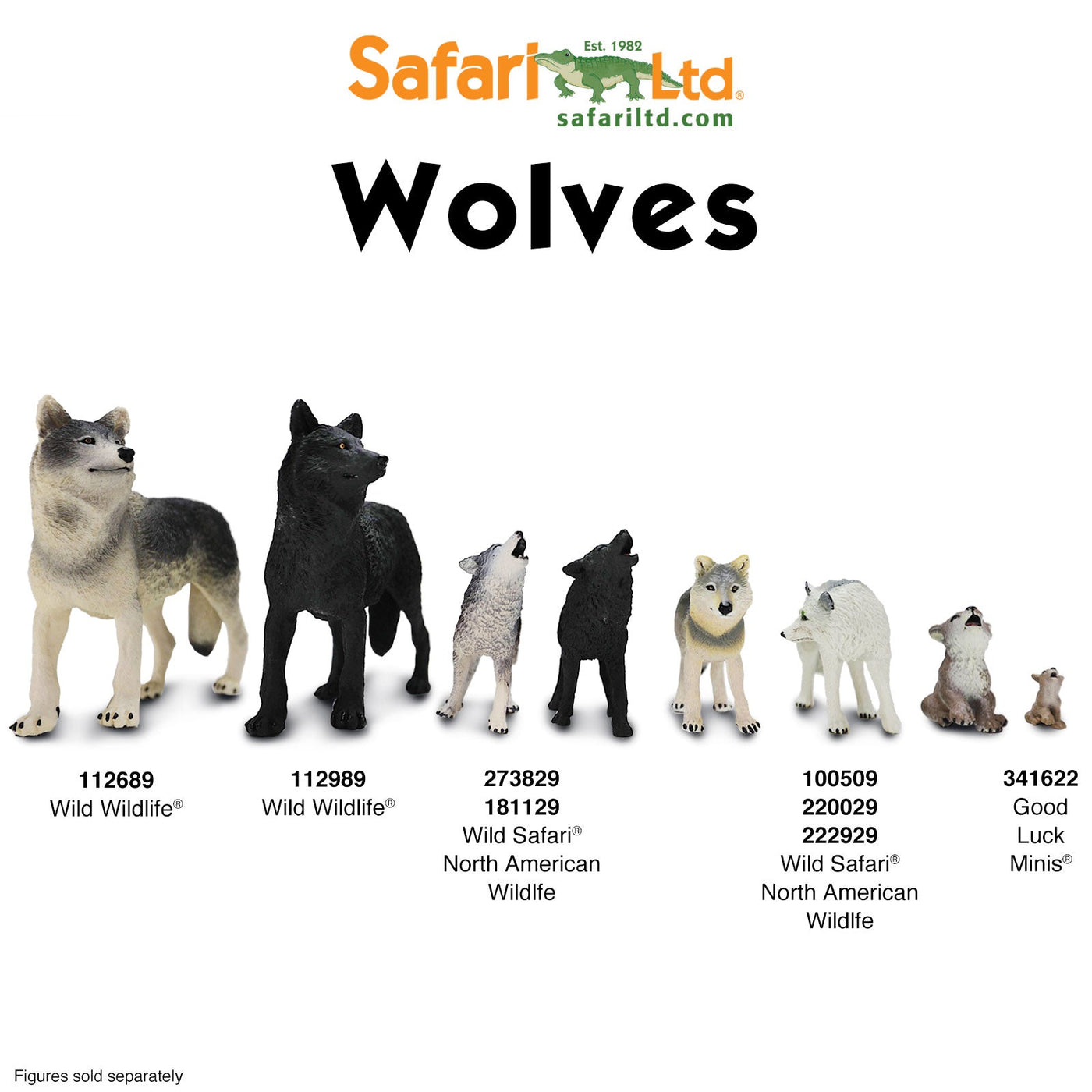 Black Wolf Toy Wildlife Animal Toys Safari Ltd®