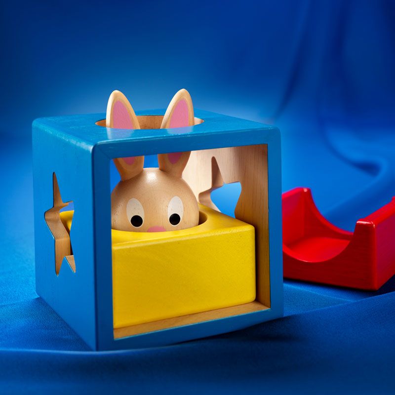 Bunny Boo Peek-a-Boo Preschool Puzzle Game - Safari Ltd®