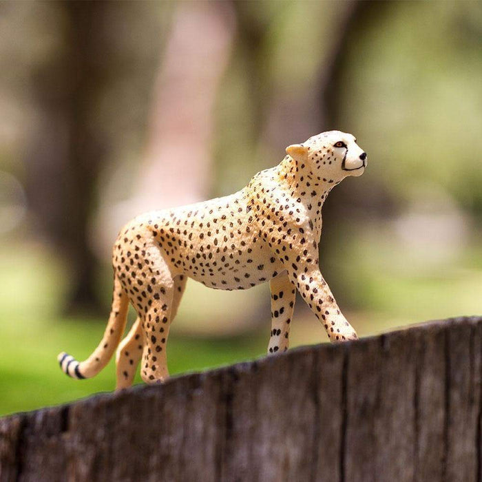 Cheetah Figurine, Wooden Toy, Waldorf Bio Toy Animals, Zoo, Handmade Toy,  Toys for Kids, Gifts, Wooden Gepard, Wooden Leopard Toy, 