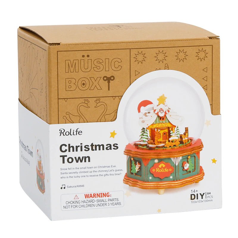 Christmas Town Wooden Music Box - Safari Ltd®