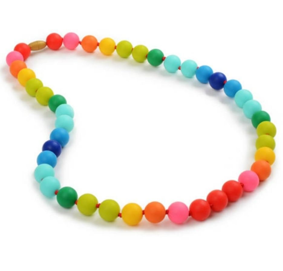 Christopher Necklace Teething Necklace for Mom - Rainbow - Safari Ltd®