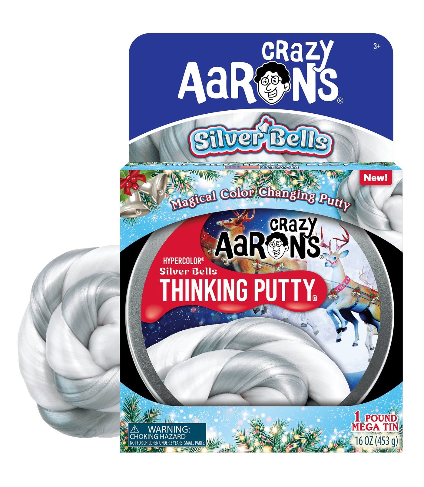 Crazy Aarons - Holiday - Silver Bells Mega Tin - Safari Ltd®