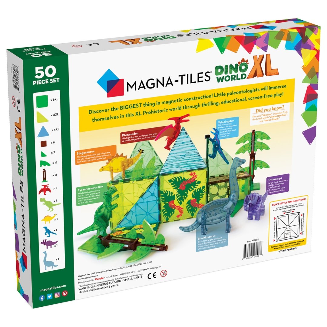 Magna-Tiles Dino Land World 40pc – ToyologyToys