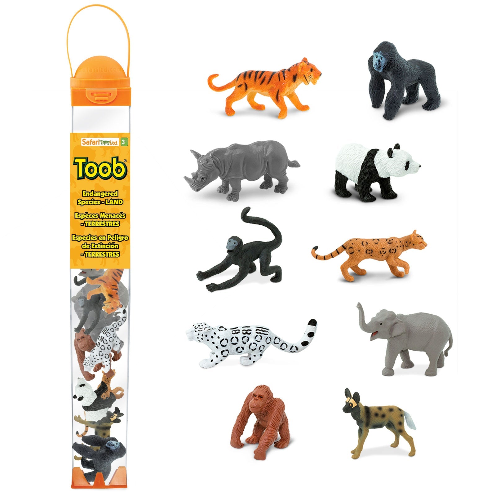 Endangered Species - Land TOOB® - Safari Ltd®