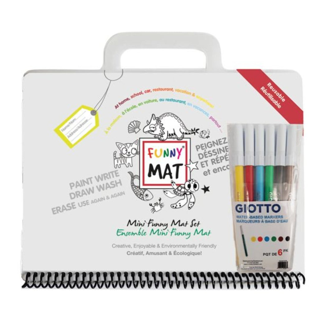 Funny Mat - Famous Painters w/6 Giotto Markers, Arts & Crafts
