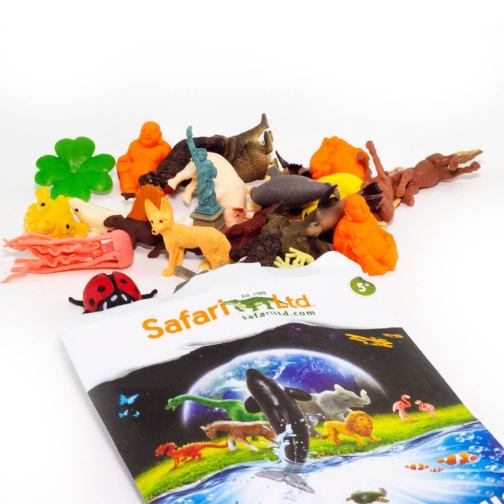 Small safari animal figurines on sale