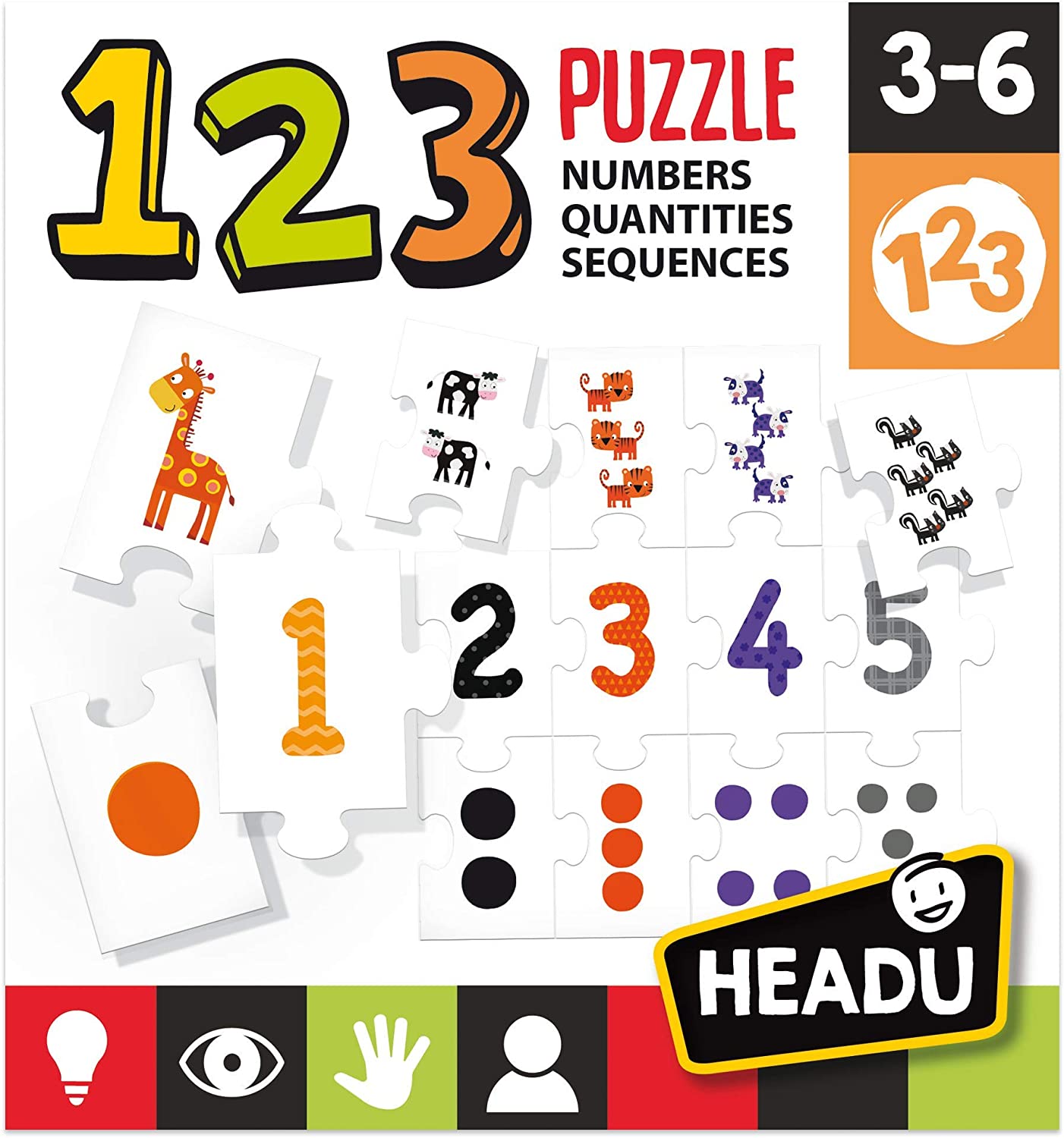 Headu 123 Puzzle - Safari Ltd®