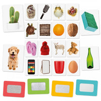 Headu Flashcards - Tactile Montessori - Safari Ltd®