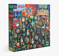 Holiday Ornaments 1000 Piece Square Jigsaw Puzzle - Safari Ltd®