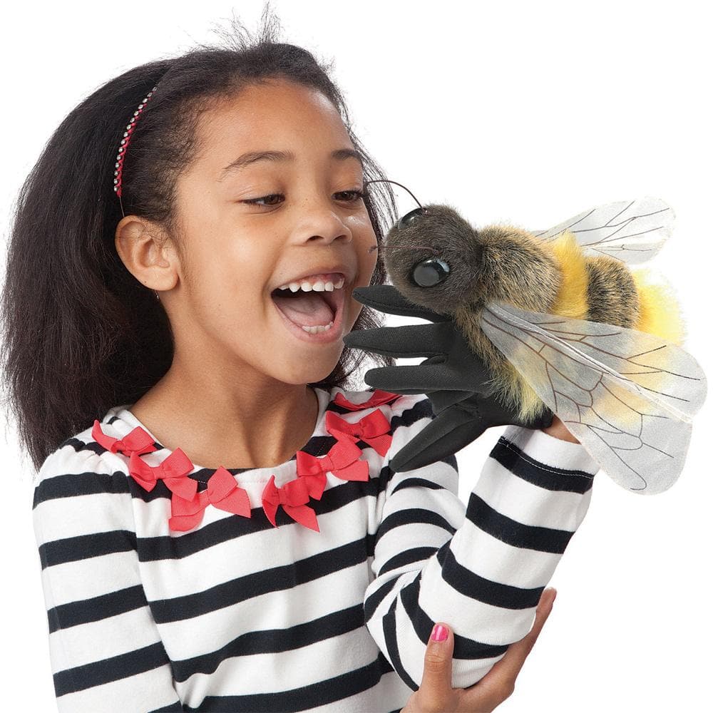 Honey Bee Stuffed Animal Puppet - Safari Ltd®