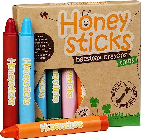 Honeysticks Beeswax Crayons - Thins Mini Pack of 5