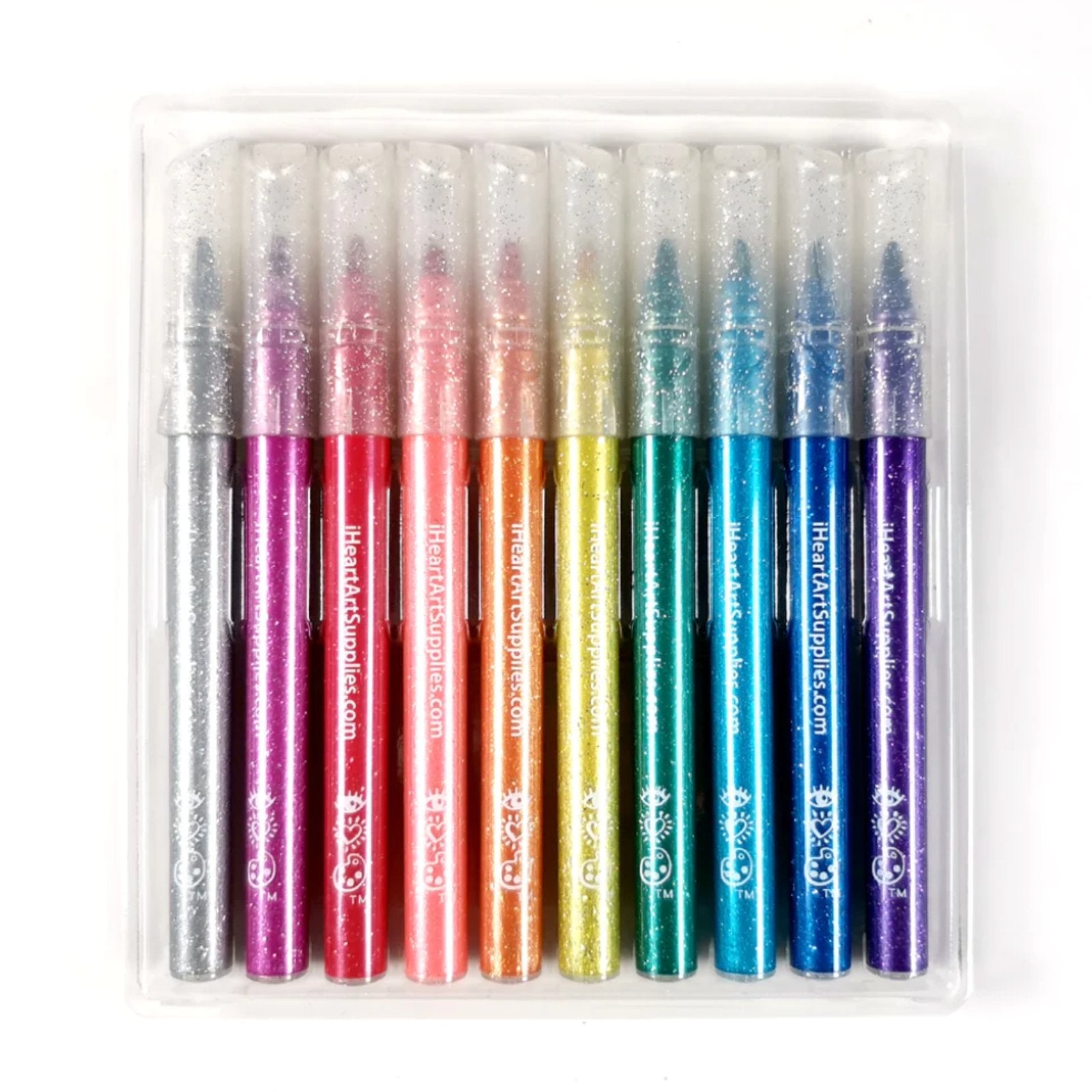 iHeartArt 10 Glittery Markers - Safari Ltd®