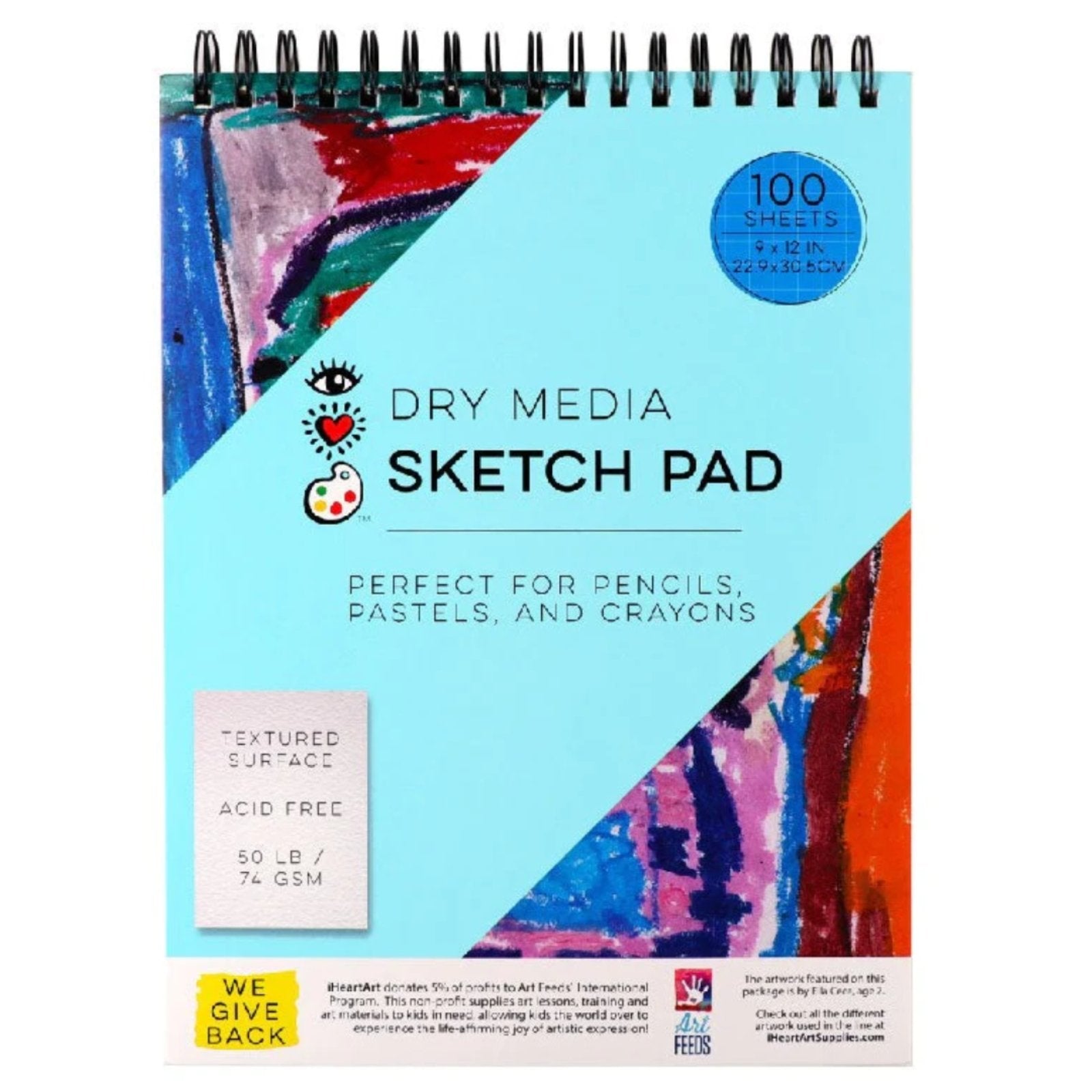 iHeartArt Dry Media Sketch Pad - Safari Ltd®