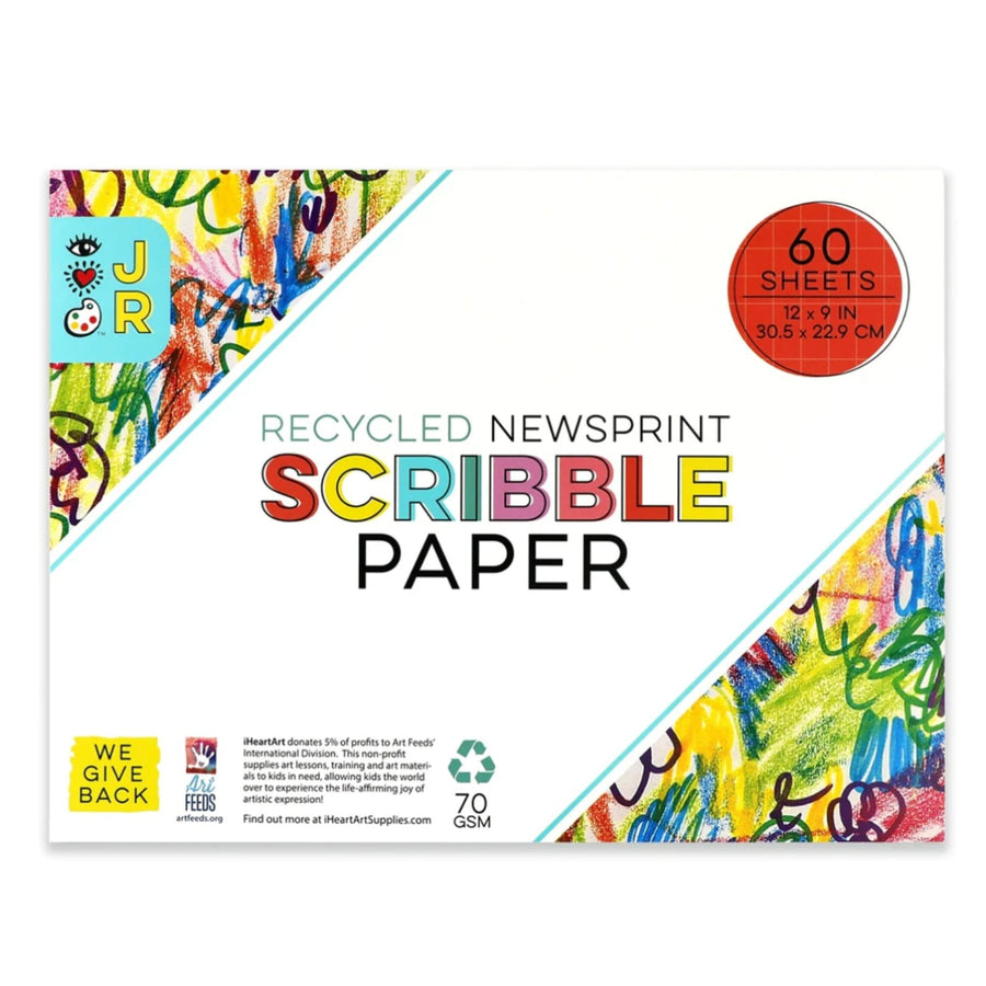 iHeartArt Jr Recycled Newsprint Scribble Pad - Safari Ltd®