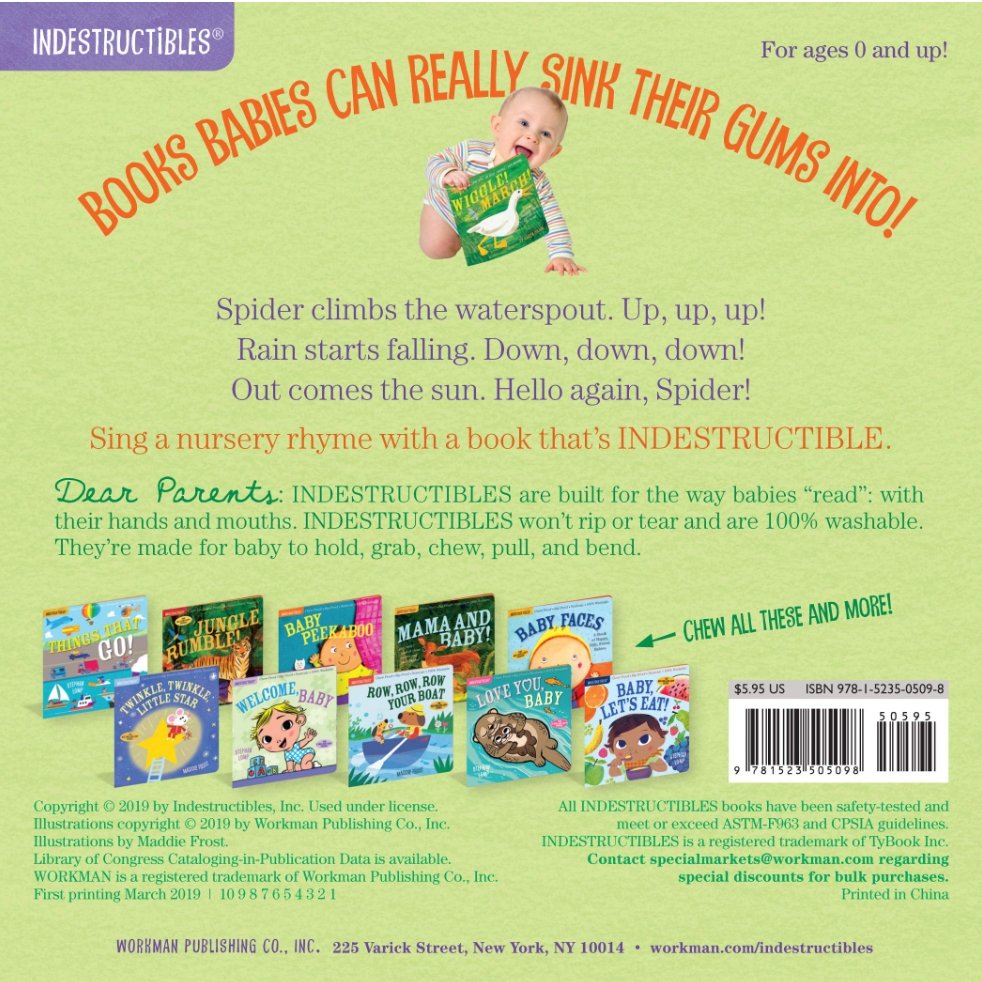 Indestructibles - The Itsy Bitsy Spider - Safari Ltd®