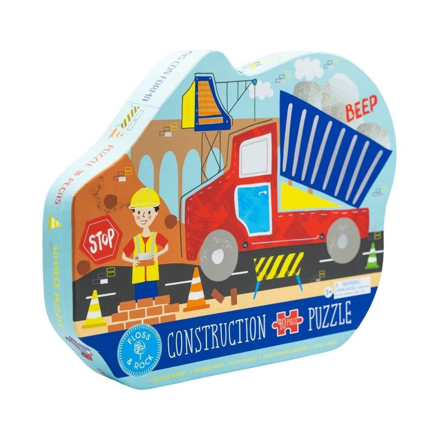 Jigsaw Puzzle - 40 pc Construction - Safari Ltd®