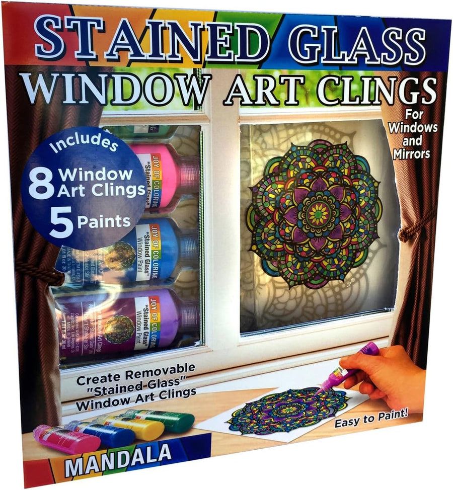 Joy of Coloring Stained Glass Mandalas - Safari Ltd®