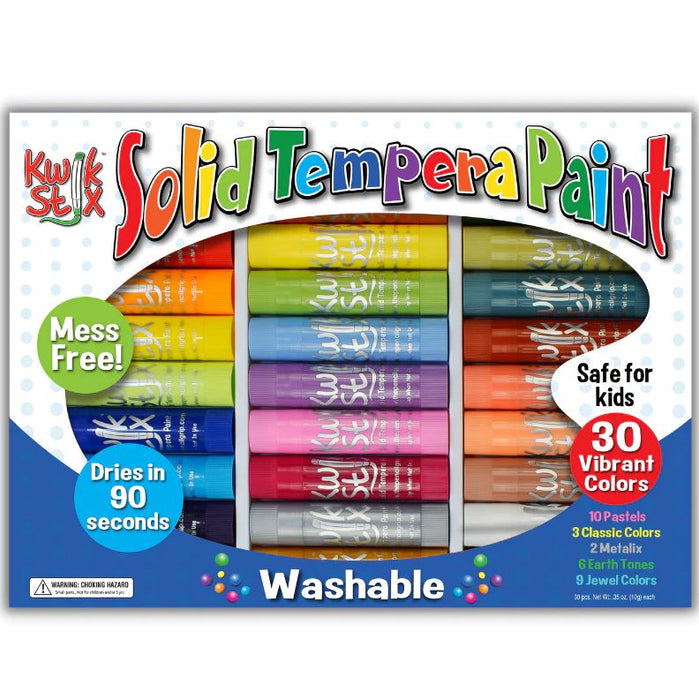 Colorations Metallic & Neon Tempera Paint Sticks - Set of 12