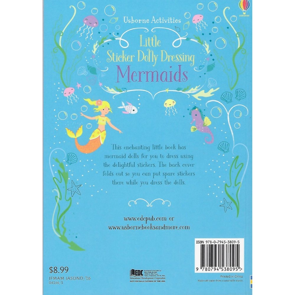 Little sticker dolly dressing mermaid best sale