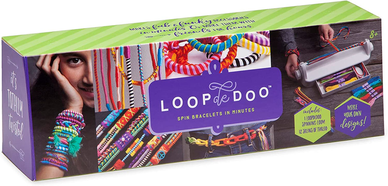 Loopdedoo Spinning Loom Kit Friendship Bracelet Maker New Open Box.