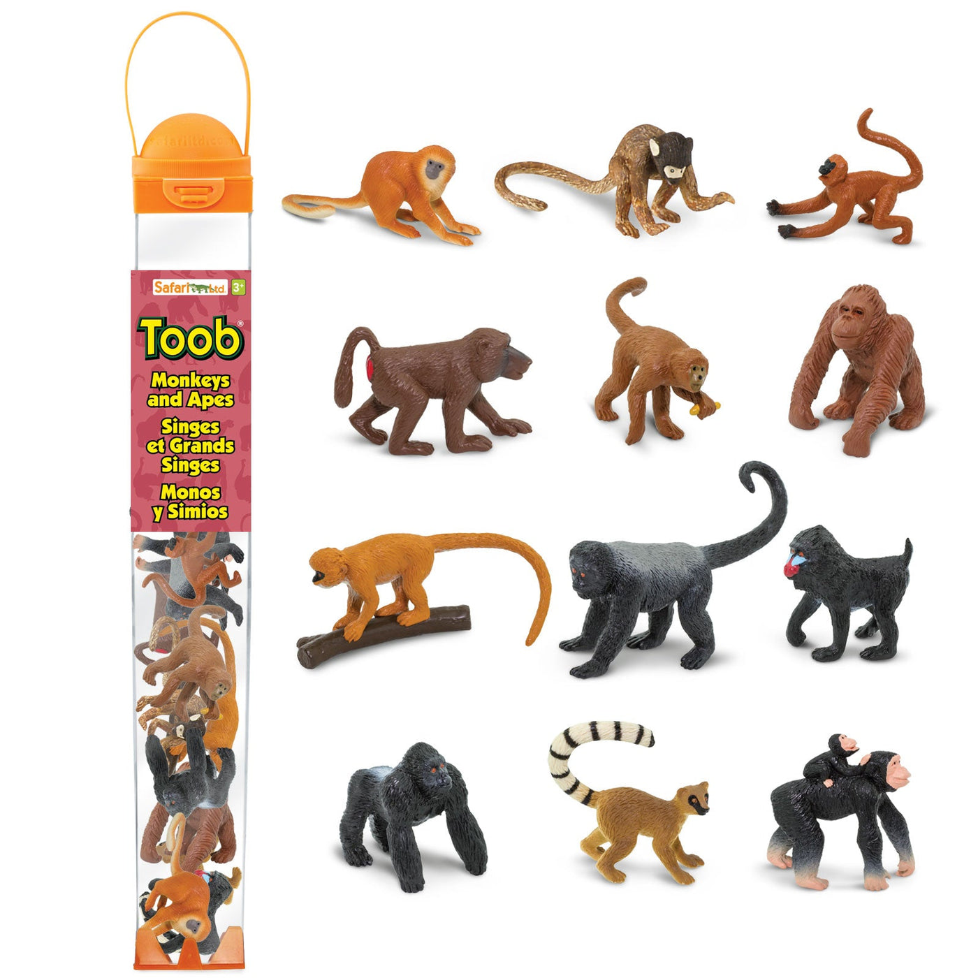 Monkeys & Apes TOOB® - Safari Ltd®