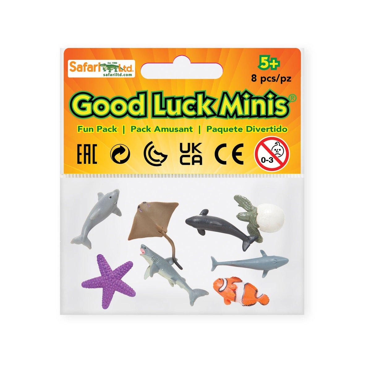 Ocean Fun Pack Mini Good Luck Figures Safari Ltd, 1 Unit - Jay C