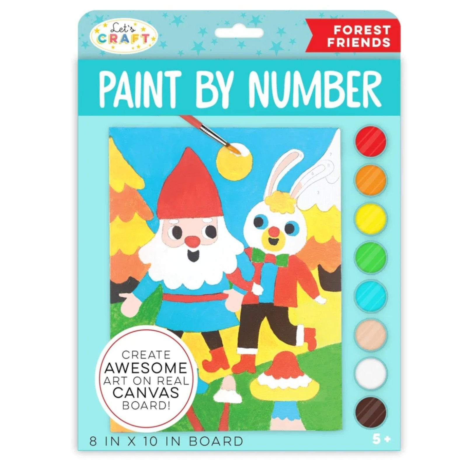  Bright Stripes iHeartArt Paint by Numbers for Kids