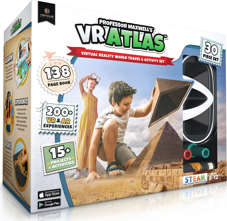 Professor Maxwell's VR Atlas - Virtual Reality Geography Kit - Safari Ltd®