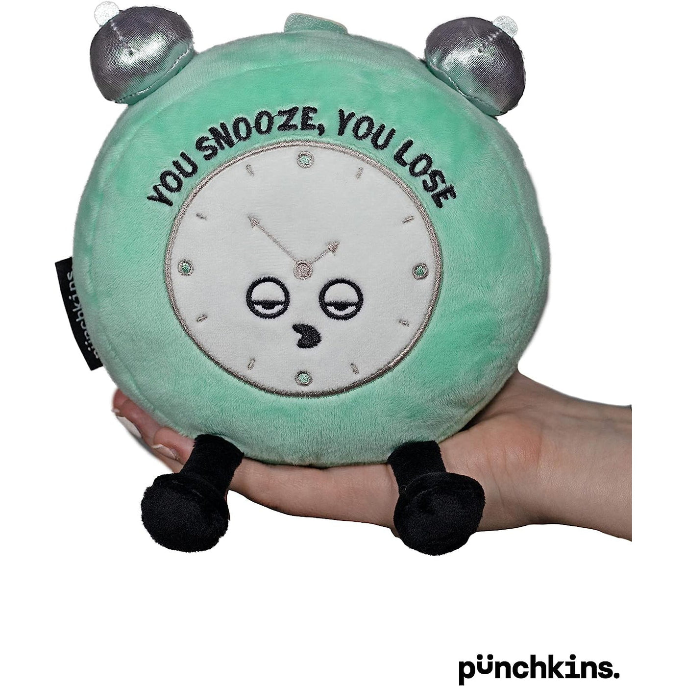 Punchkins Plush Clock - YOU SNOOZE, YOU LOSE - Safari Ltd®