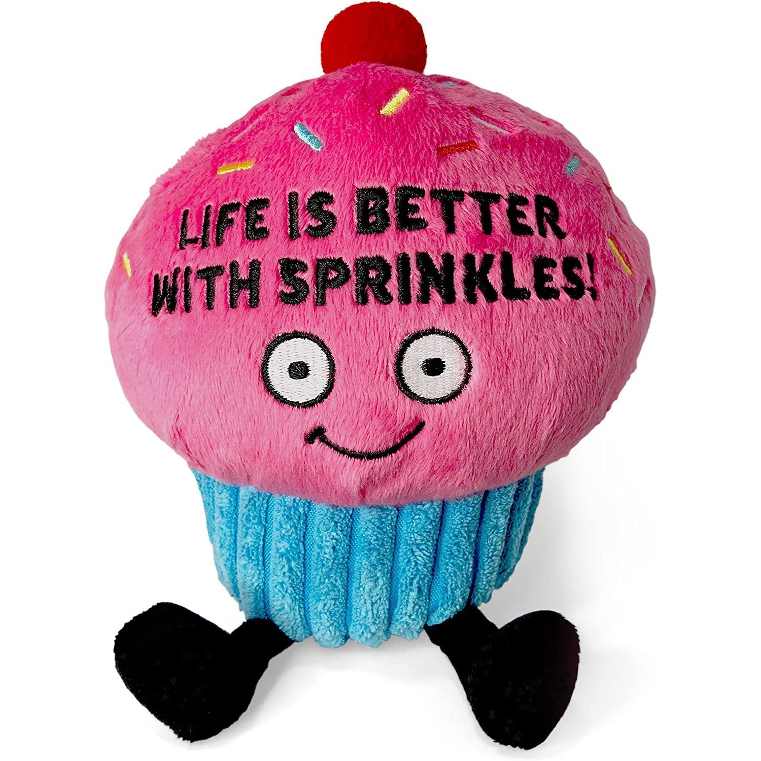 Punchkins Plush Cupcake - LIFE IS BETTER WITH SPRINKLES! - Safari Ltd®