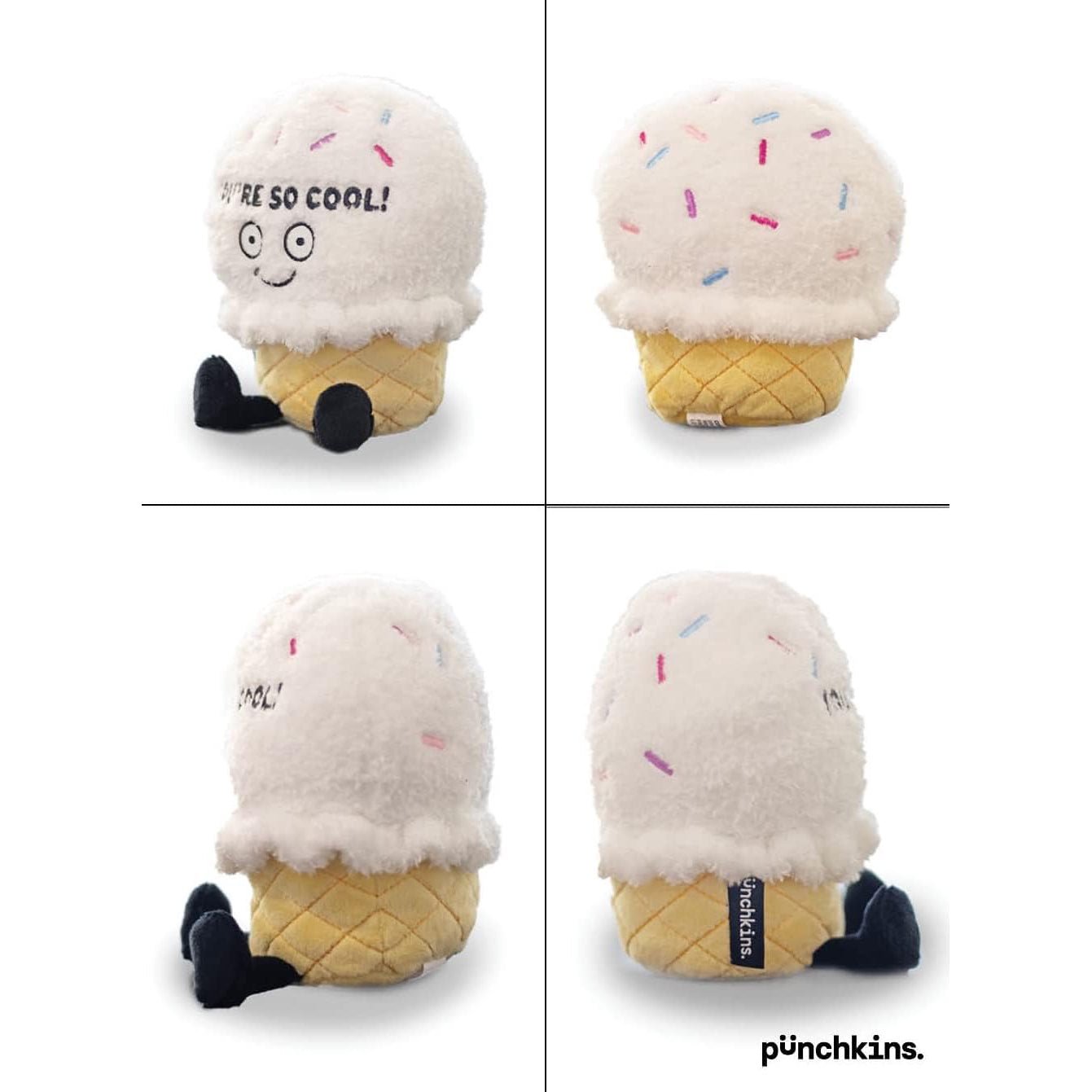 Punchkins Plush Ice Cream - YOU’RE SO COOL! - Safari Ltd®