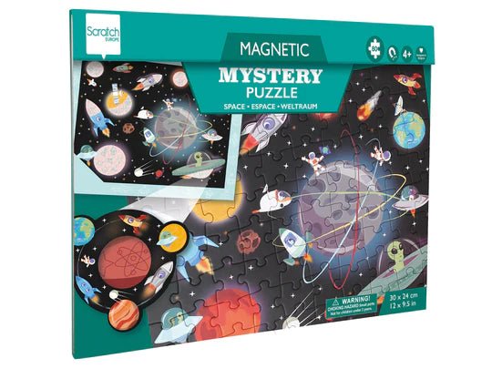 Scratch - Magnetic Mystery Puzzle - Space - Safari Ltd®