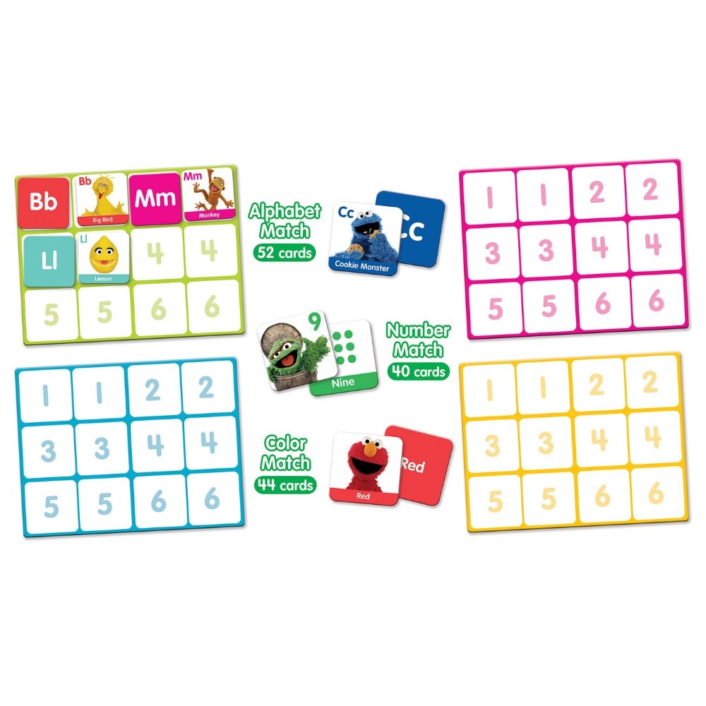 Sesame Street - 3 Matching Games - Safari Ltd®