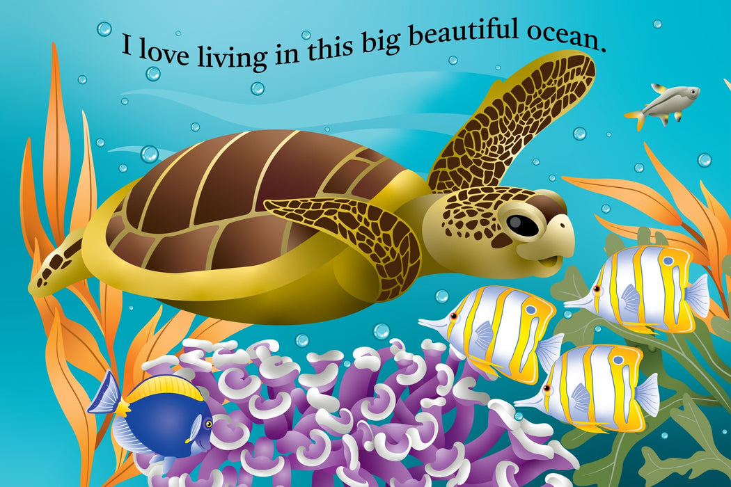 Children Book cover Design - Berny The Sea Turtle