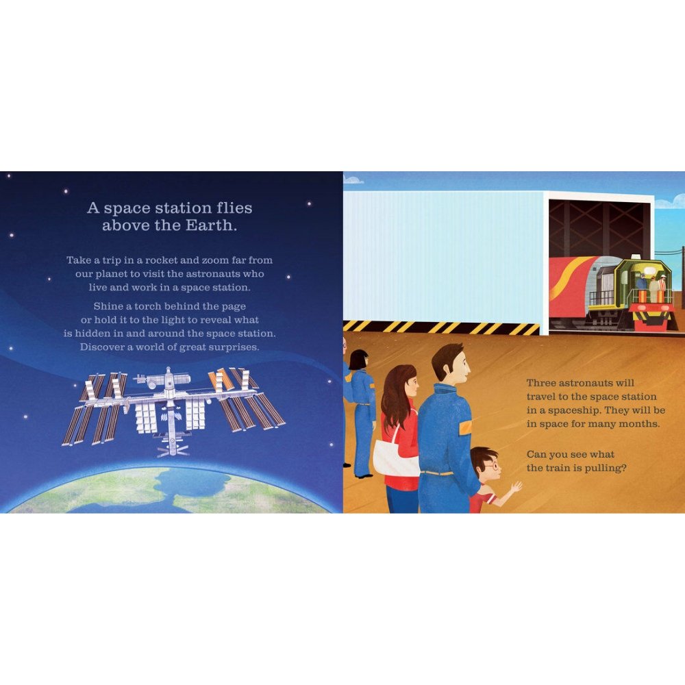 Shine-A-Light - On the Space Station Book - Safari Ltd®