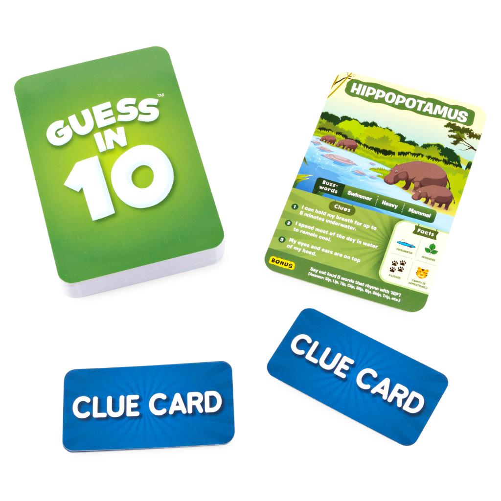 Skillmatics Guess in 10 Educational Board Game - Animals - Safari Ltd®