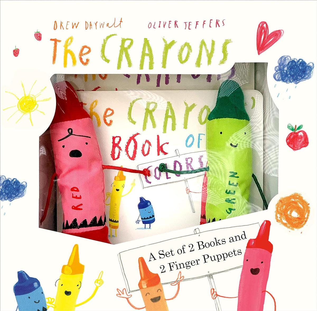 The Crayons: A Set of Books and Finger Puppets | | Safari Ltd®