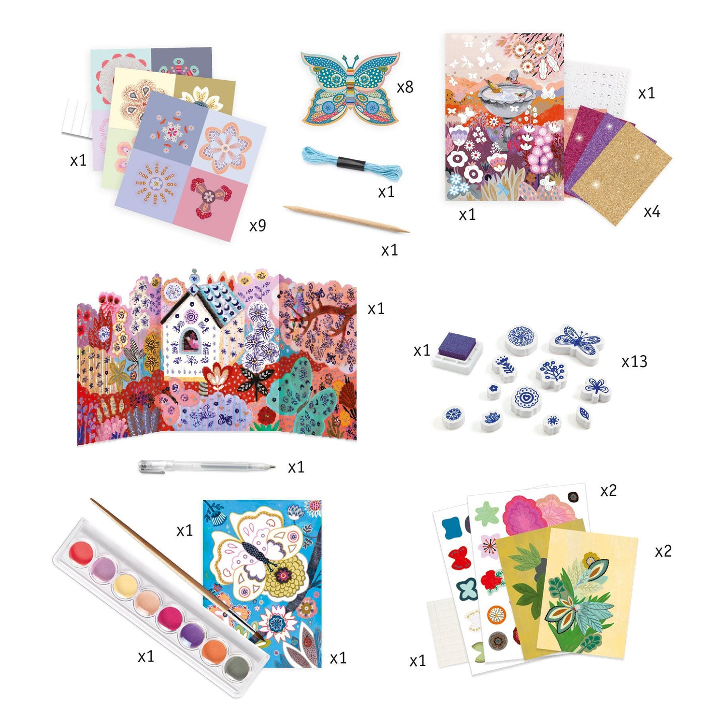 The Flower Garden Multi-Activity Craft Kit - Safari Ltd®