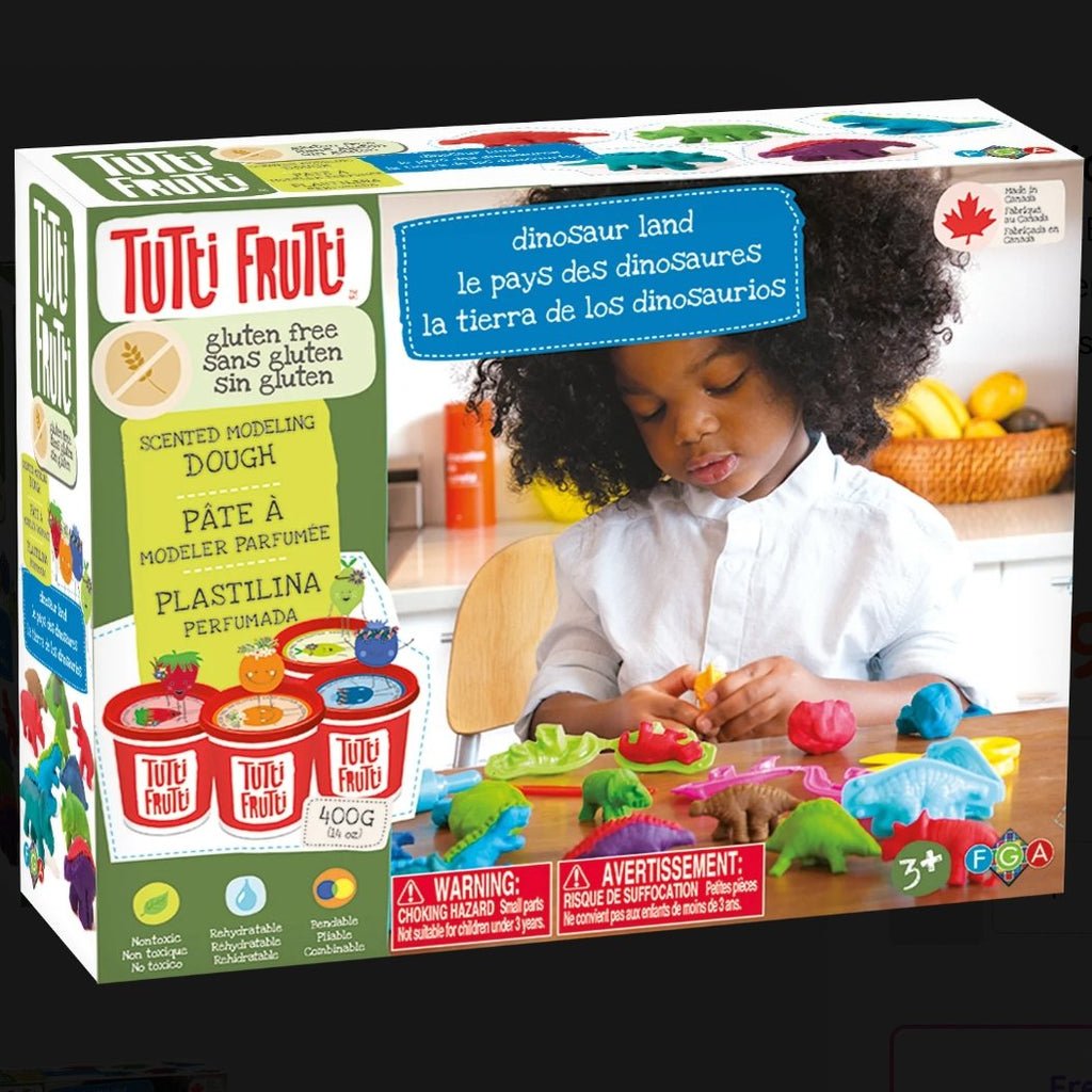 Tutti Frutti: Ice Cream Scented Modeling Dough Craft Kit w/ Molds & Tools,  Kids Ages 3+ 