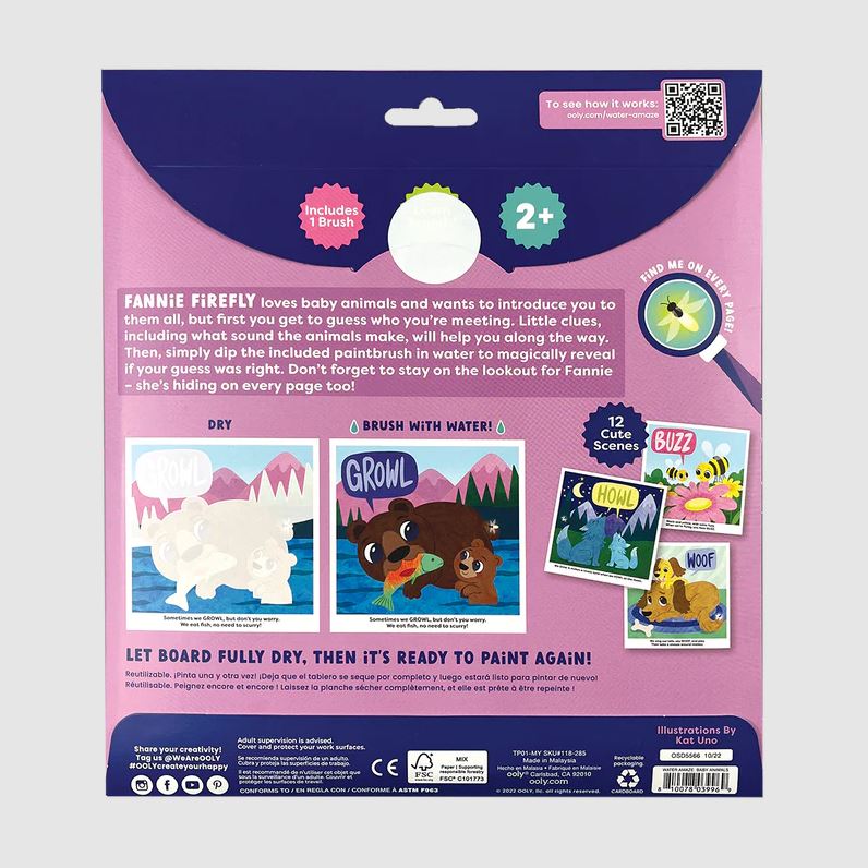 Water Amaze Water Reveal Boards - Baby Animals - Safari Ltd®