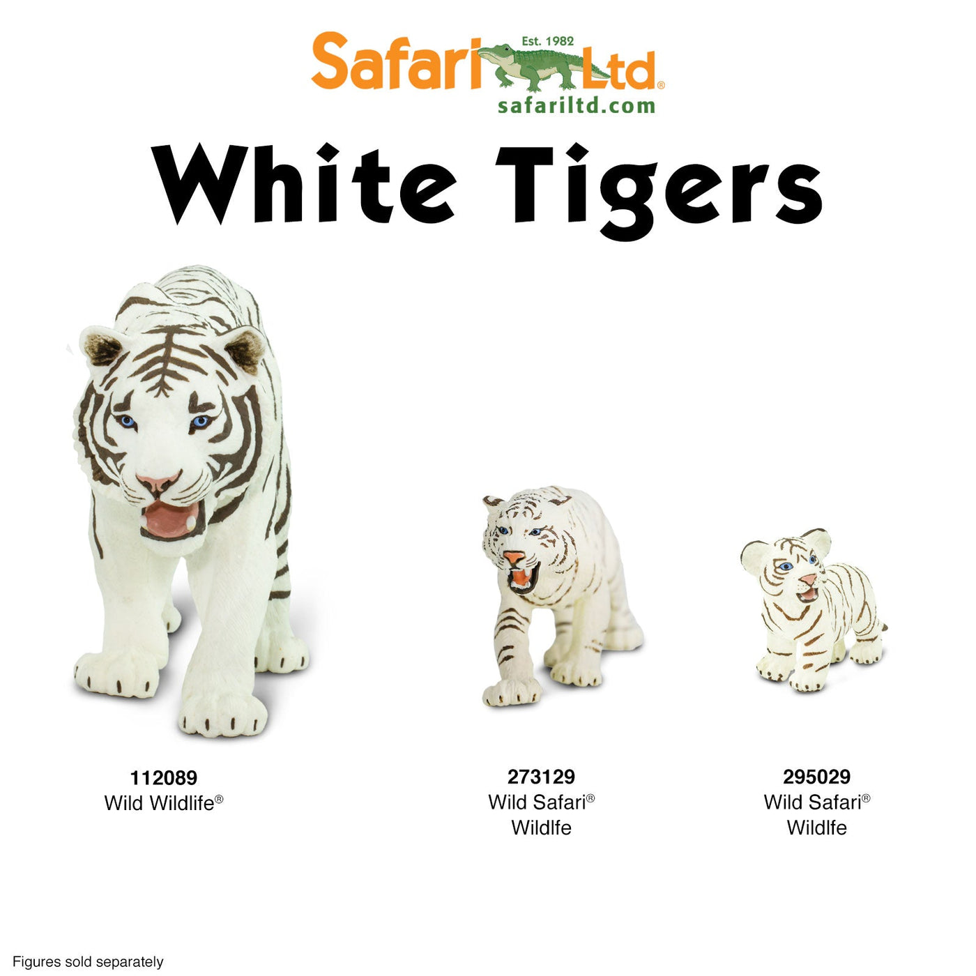 White Bengal Tiger Cub Toy - Safari Ltd®