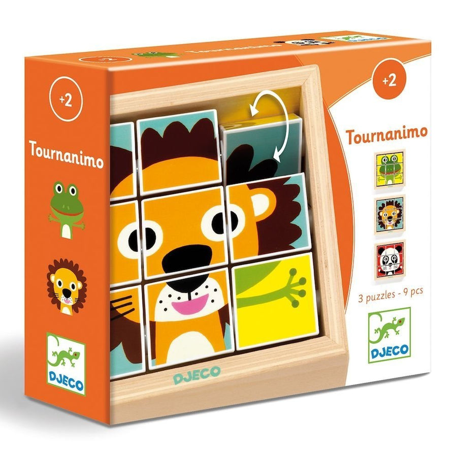 Wooden Puzzles Tournanimo - Safari Ltd®